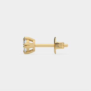 Velvet Shimmer Studs 14K Yellow Gold