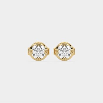 Pure Radiance Studs 14K Yellow Gold