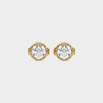 Golden Aura Studs 14K Yellow Gold