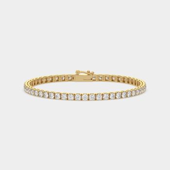 Twilight Glow Bangle 14K Yellow Gold