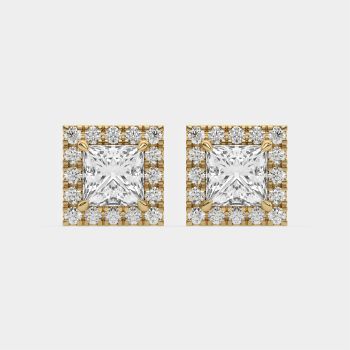 Prismatic Spark Studs 14K Yellow Gold