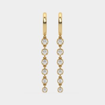 Enchanted Teardrop Earrings 14K Yellow Gold