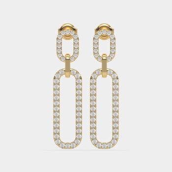 Aurora Teardrop Earrings 14K Yellow Gold