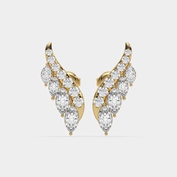 Radiant Arc Climbers 14K Yellow Gold