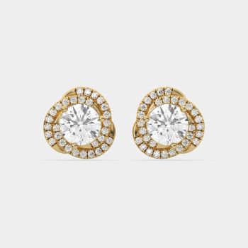 Diamond Dusk Studs 14K Yellow Gold