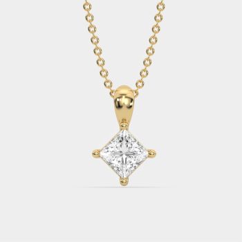 Radiant Emblem 14K Yellow Gold