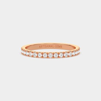 Refined Brilliance 14K Rose Gold